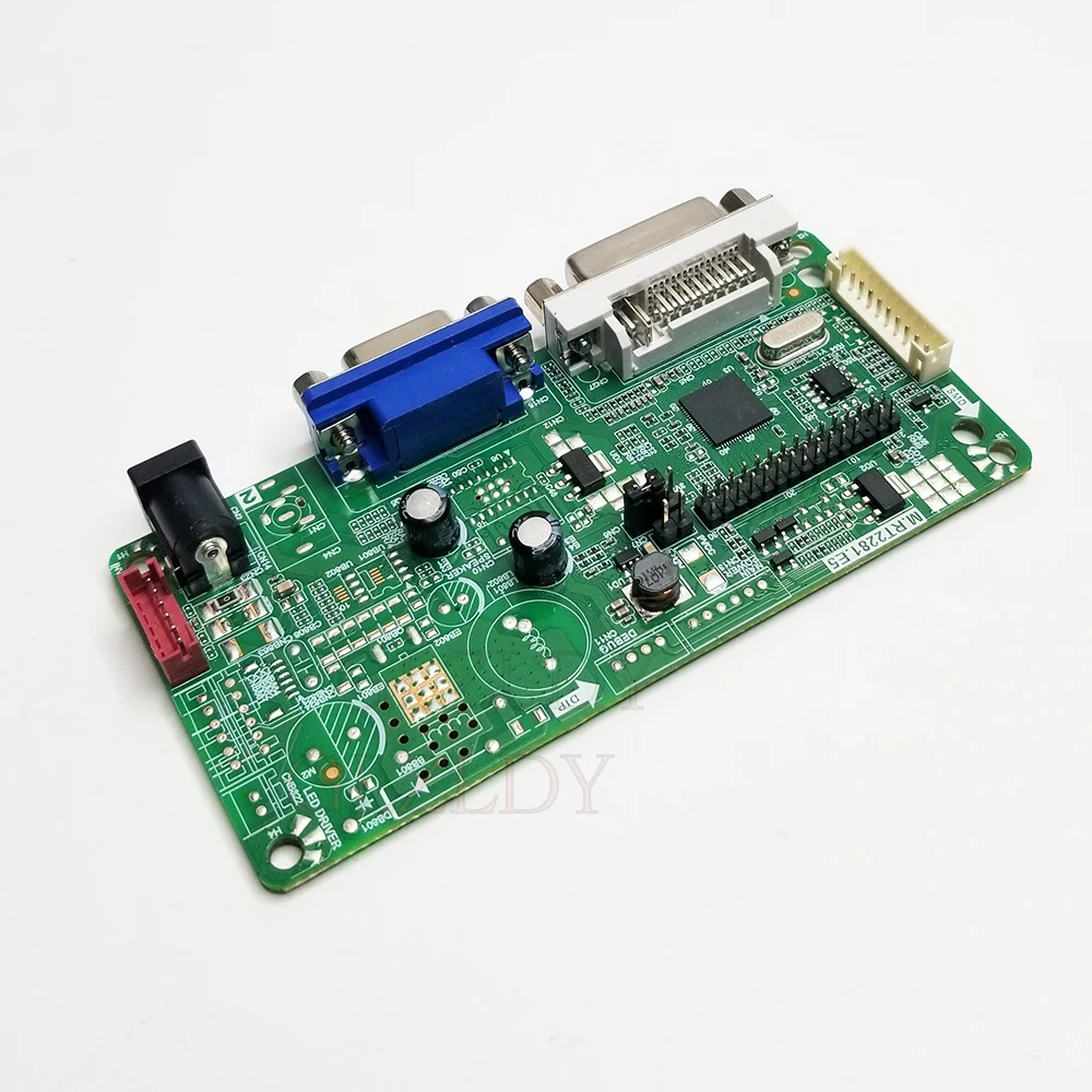 وحدة تحكم بشاشة إل سي دي مجلس DVI + VGA ل N140B6-L02 N140B6-L06 N140BGE-L12 N140BGE-L21 LP156WH2 B140XW01 1366x768 شاشة LED لوحة ال سي دي