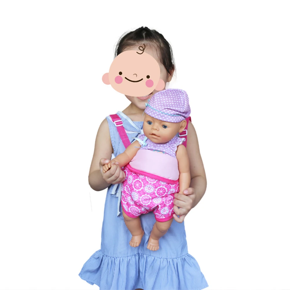 

Уличный рюкзак для новорожденных кукол для переноски кукол 43 см для младенцев, 18-дюймовая сумка-переноска, аксессуары для игрушек поколения