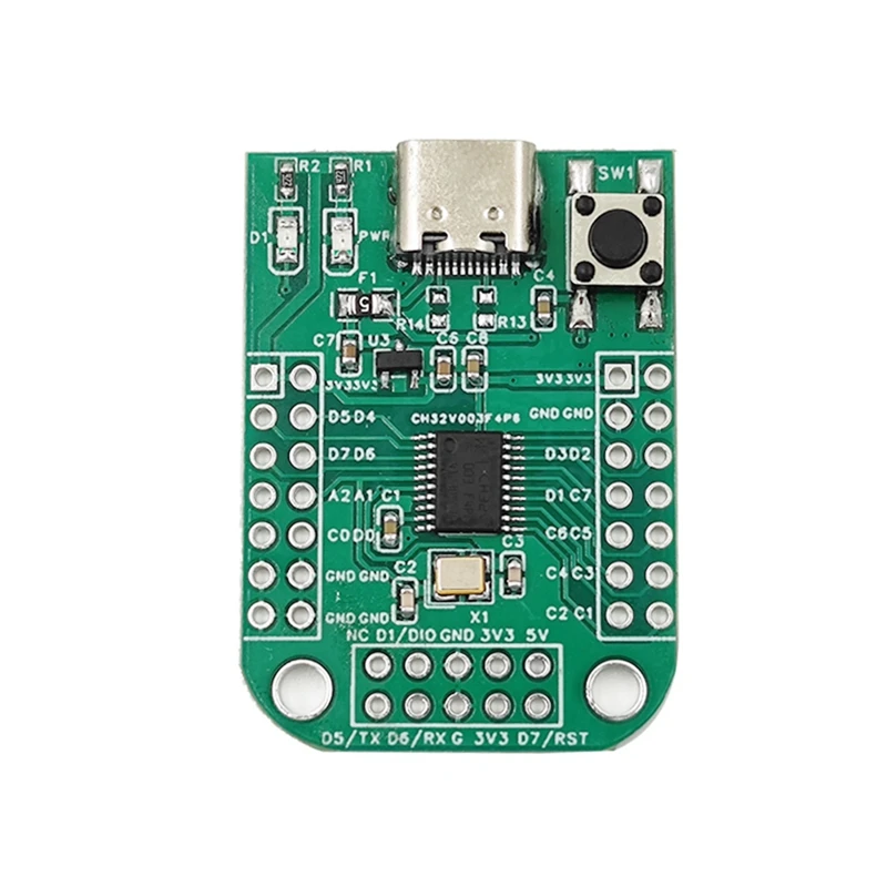 CH32V003 Development Board CH32V003F4P6 MCU Qingke RISC-V2A 1-Wire SDI System Main Frequency 48Mhz WCH