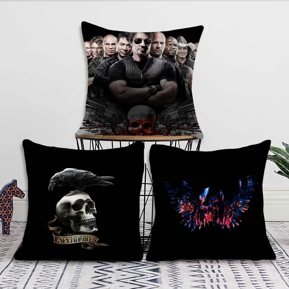 Game The E-Expendables cushion cover Living Room Accent Couch Back Support Square Lounge Restful Nap Companion Pillow Case