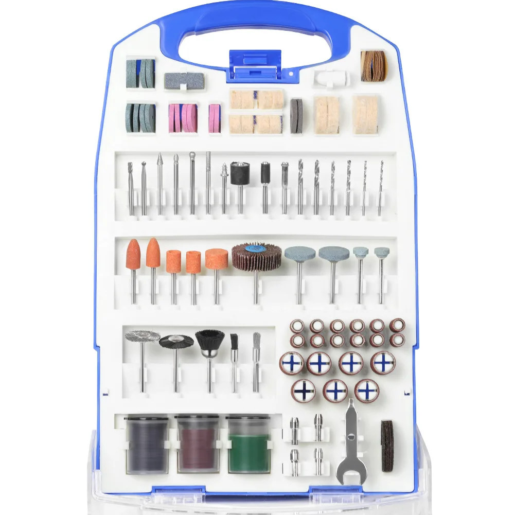 Rotary Tool Grinding Accessory Kit 188 Pcs Abrasive Set For Electric Grinder Sanding Polishing Cutting Deburring Processing