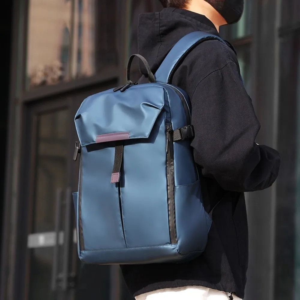 حقيبة ظهر فاخرة للسفر مقاومة للماء وخفيفة الوزن وقابلة للتوسيع للكمبيوتر المحمول بسعة كبيرة وحقيبة ظهر مدرسية متعددة الجيوب حقيبة رياضية