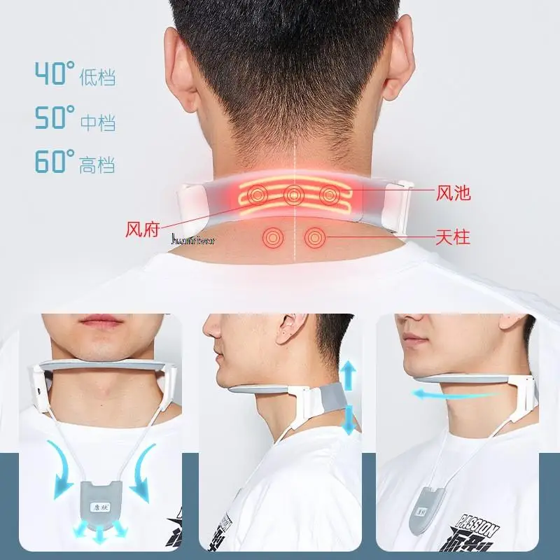 Dispositivo de fisioterapia para el cuidado del cuello, soporte de soporte para el cuello, estiramiento de cabeza fija, Corrector de vértebras cervicales, lazo familiar para el hogar