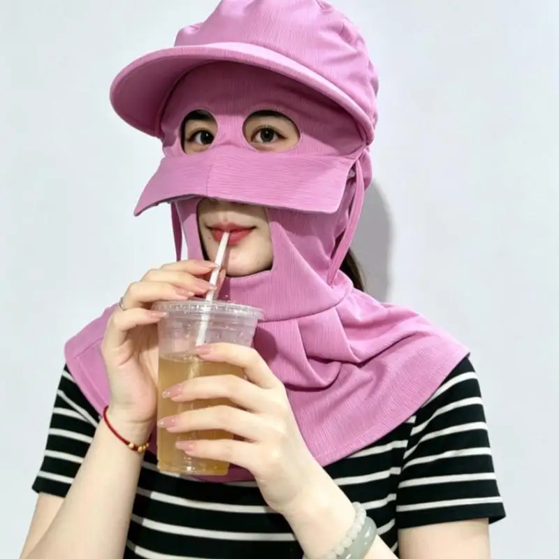 For Gardening Hiking Farming Outdoor Use Quick Dry UV Resistant Sun Hat With Full Face Neck Coverage Breathable Adjustable