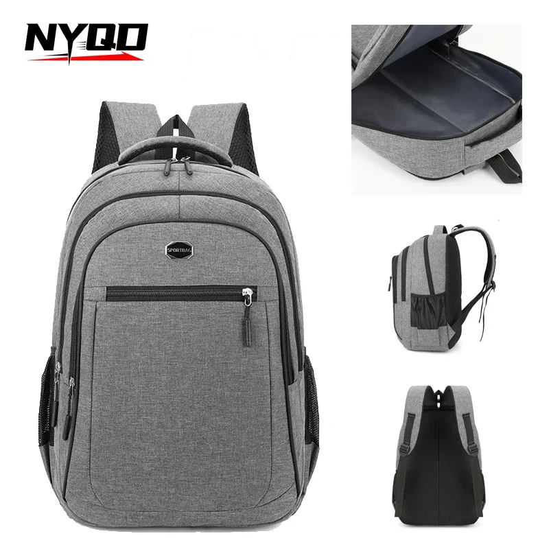 

Men Business Large Capacity Simple Backpack Mens School Bag Fashion Commuting Computer Backpack рюкзак мужской travel bag