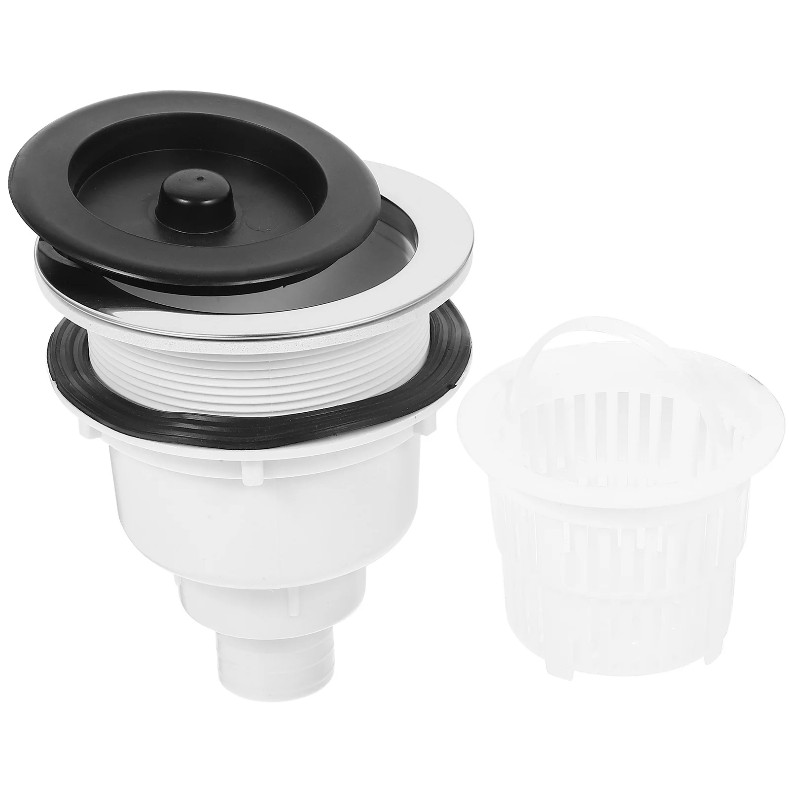 

Ceramic Basin Drain Stopper Stainless Steel Strainer Shampoo Bowl Hair Catcher Salon Drain Plug Basket Strainer for Shampoo Bed