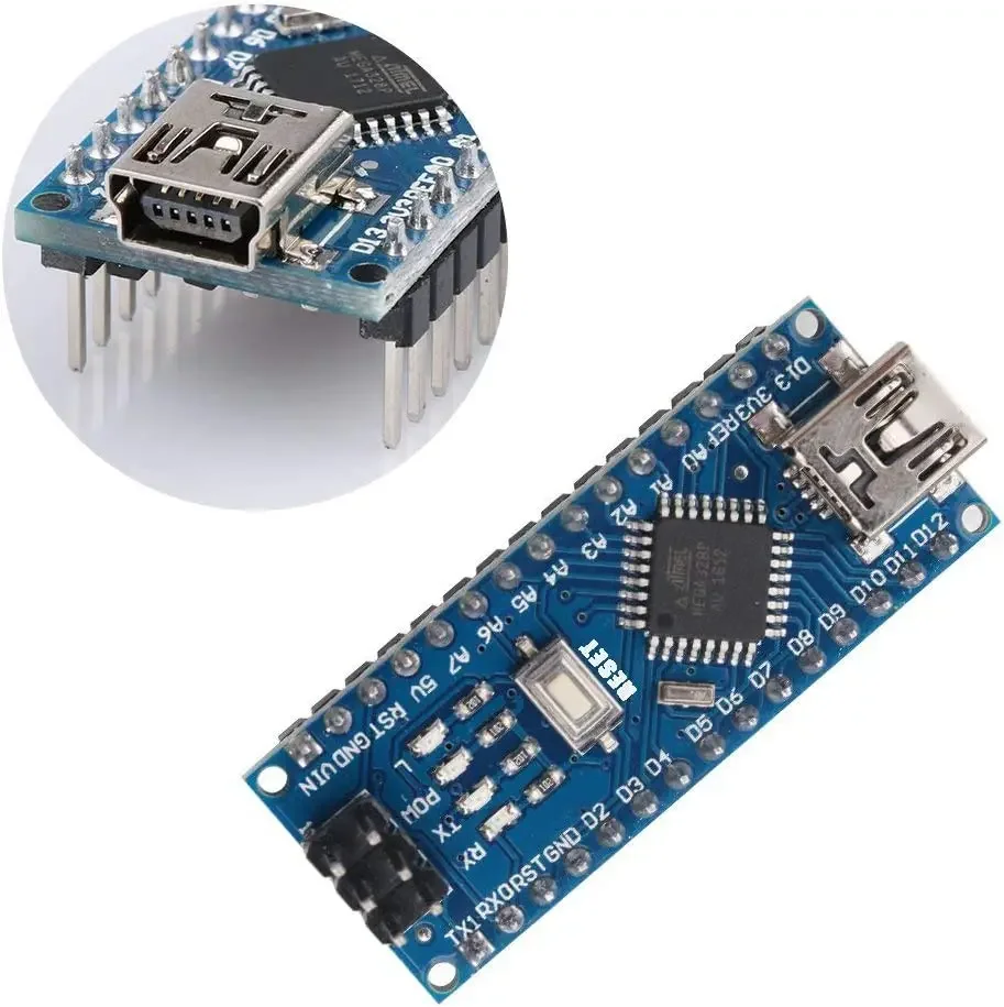 Nano 3.0 Mini Type-C Micro USB With the bootloader compatible Nano controller for arduino CH340 driver 16Mhz ATMEGA328P