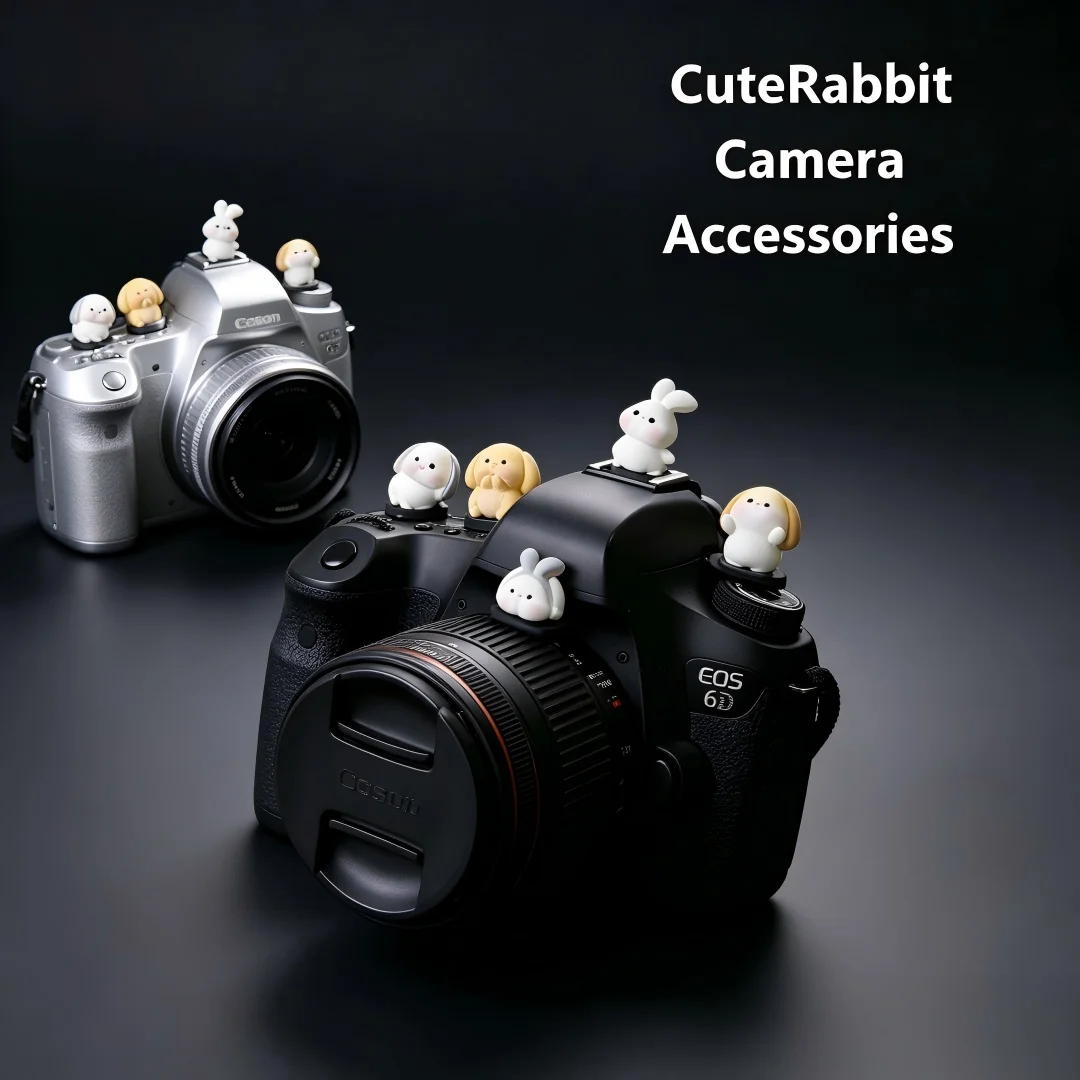 Cute Rabbit Series Hot Shoe Cover for Leica Q2 Fuji X100V X-T5 Sony ZV-1 Canon EOS R5 Nikon Z5 Camera Accessories