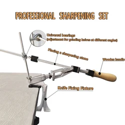 2025 Fixed Angle Sharpener Rotatable Angle Adjustable Sharpening Diamond Quick Cutting Edge Clamp Table Holder Kitchen Tools HOT