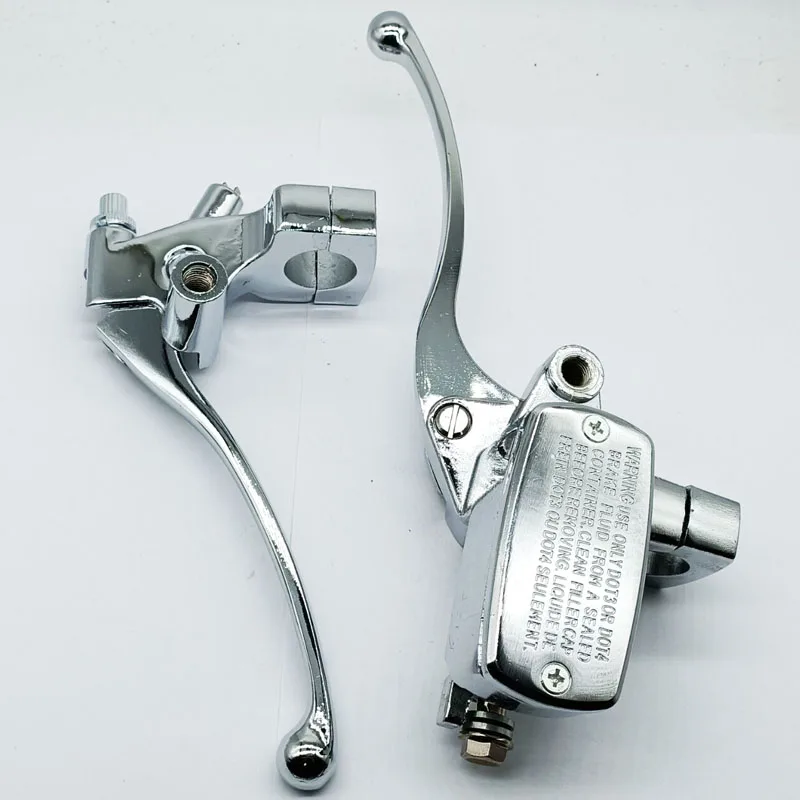 Hydraulic Brake Clutch Lever Master cylinder for 25MM electroplating suitable for Honda CB400SF/Yamaha/Suzuki left clutch handle