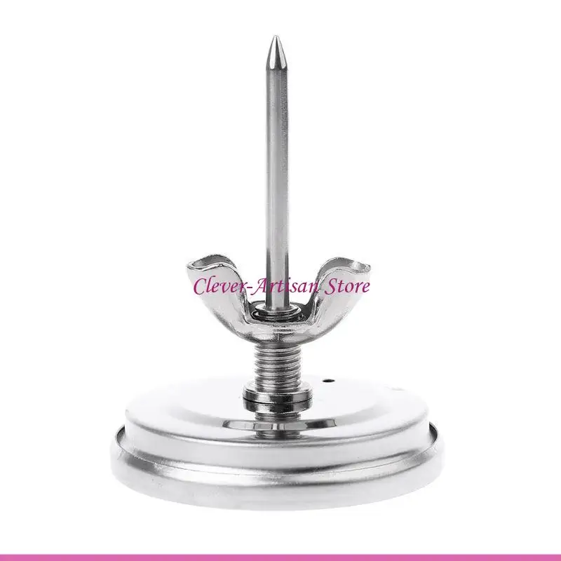 E06B Typ wybierania termometr piekarnika ze stali nierdzewnej z przezroczystą skalą dużą temperaturę temperaturową