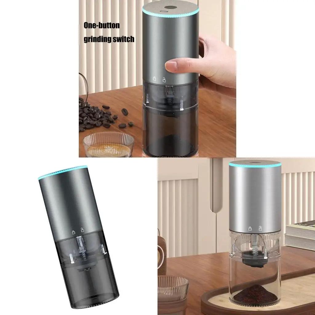 L43A User Friendly Coffee Grinder USB Rechargeable Pulverizer for Freshly Ground Bean