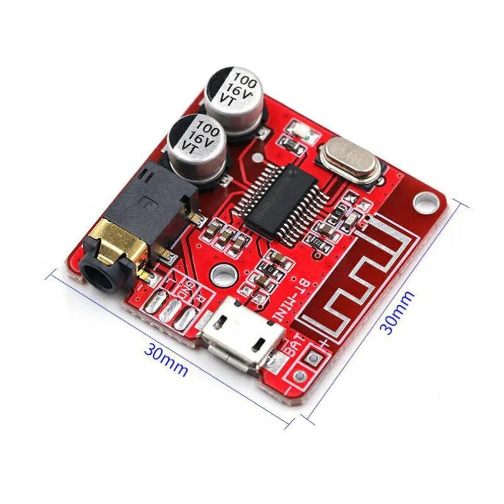 Placa receptora de Audio Bluetooth 5,0, placa decodificadora MP3 sin pérdidas, módulo de música estéreo inalámbrico, Micro USB tipo C, VHM-314