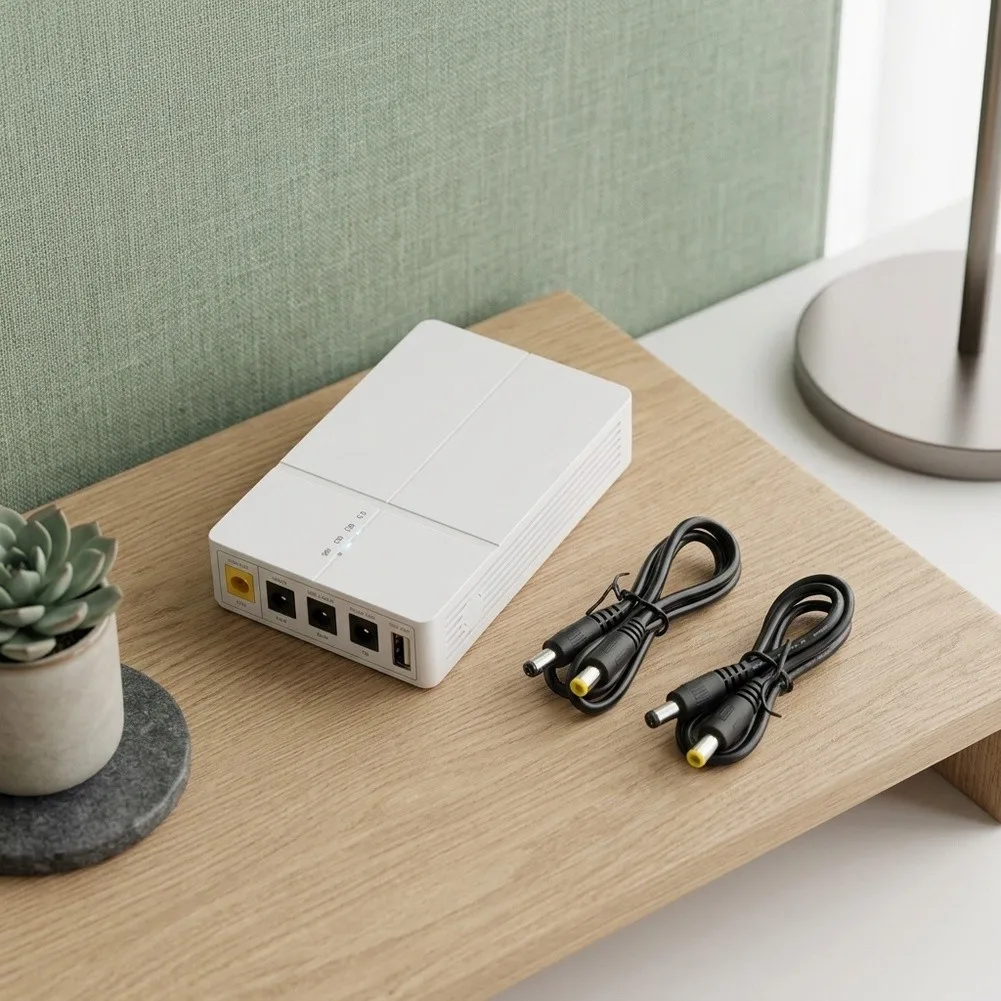 Router Backup Power DC Uninterruptible Power Overcharge Protection For Security Camera Backup Power Adapter For Devices for ups