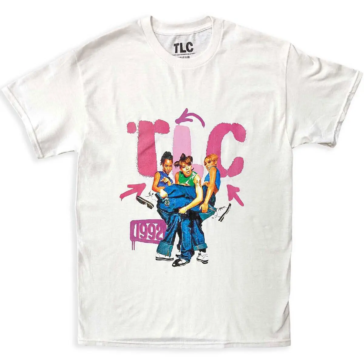 Men's TLC Kicking Group T shirt Large White