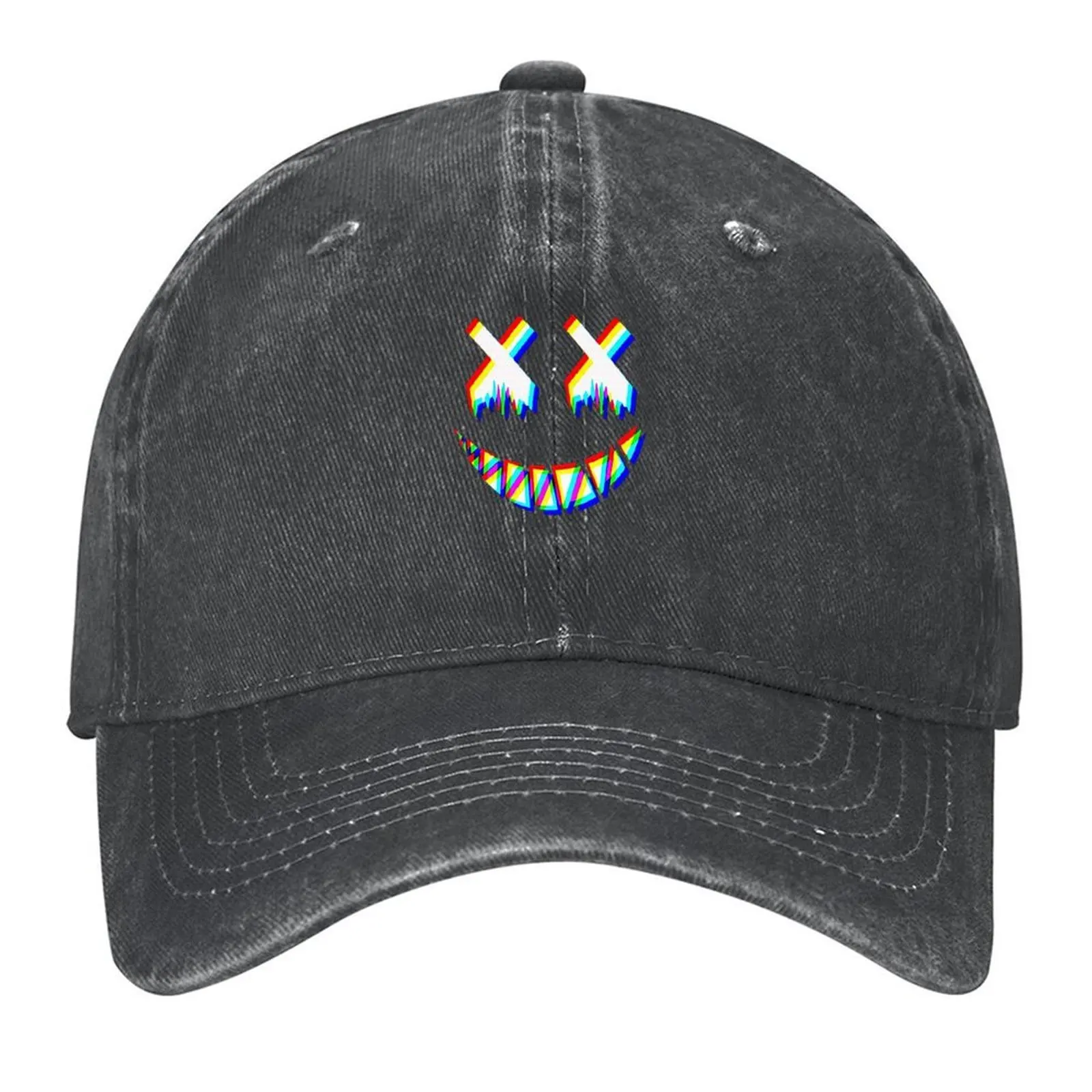 

X eyes with a grin Baseball Cap Fashion Beach funny hat custom Hat Hip Hop Men's Luxury Women's