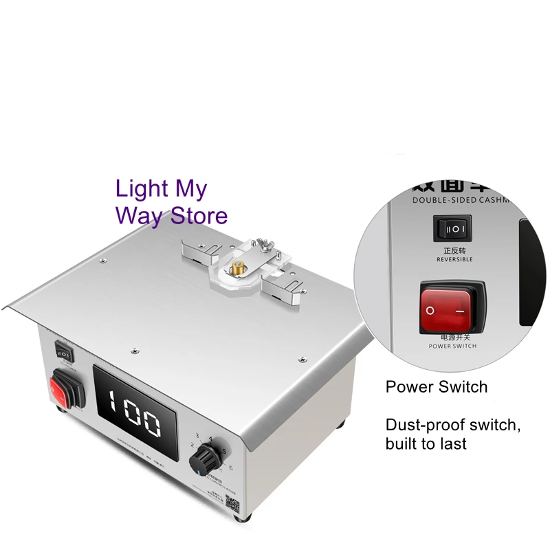 

Home-Use Double-Sided Cashmere Slitting Machine Planing, Splitting, Cutting, Opening, and Breaking Seams Machine