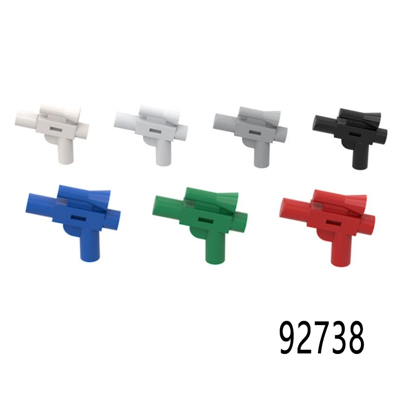 100pcs small particle puzzle building blocks MOC compatible with spare parts gun short pistol bricks compatible with brand 92738