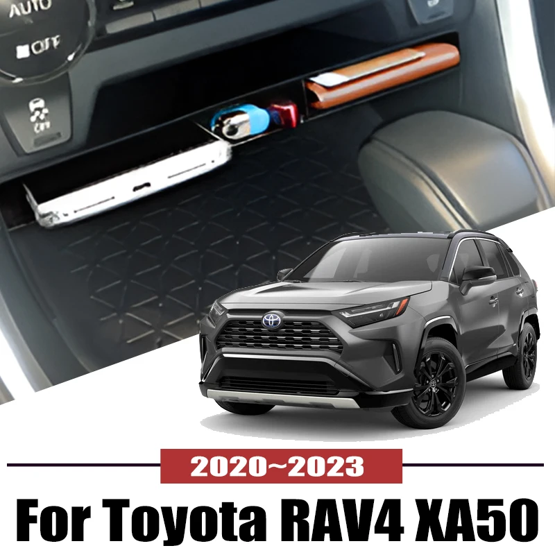 

For Toyota RAV4 XA50 2020 2021 2022 2023 MK5 Car Central Armrest Storage Box Holder Console Organizer Auto interior Accessories