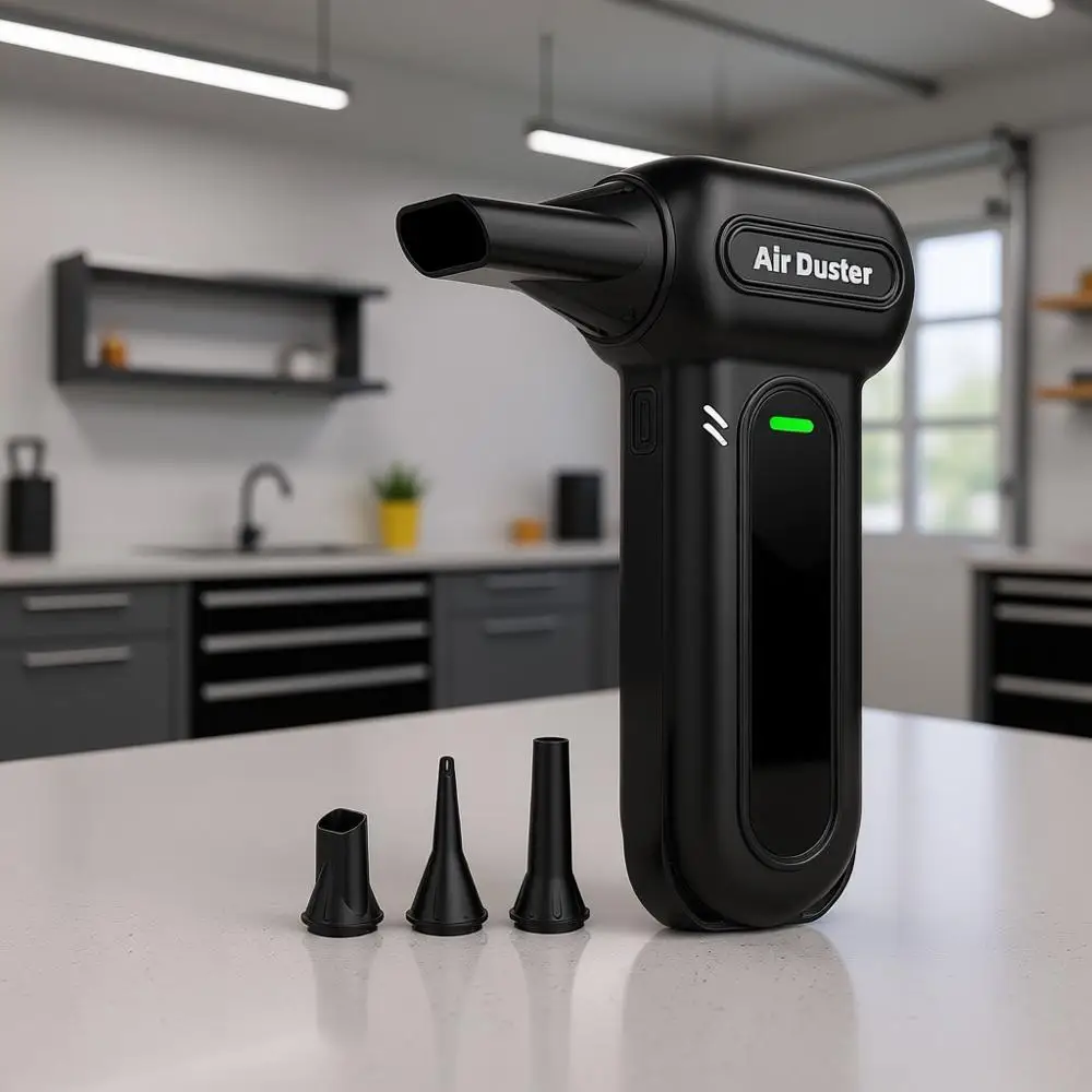 

Электрический воздуходув/очиститель 150000 об/мин, 4-режимный турбовентилятор с LED-подсветкой, аккумулятор 8000 мАч, набор для технического обслуживания или чистки