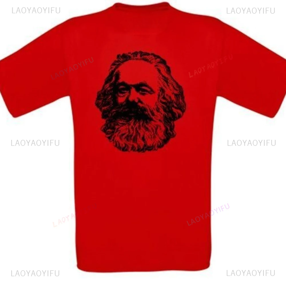 Karl Marx Engels Socialism Communism Lenin CCCP Printed T Shirt Tops The Spirit of Republicanism Tops Tee Shirt Men Woman Tee