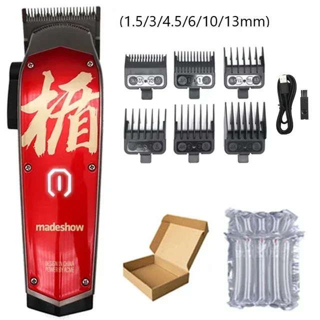 MADESHOW M5 プロ用電動バリカン 1台 Madeshow M5 M6 Professional Cordless Hair Clipper Men's Barber