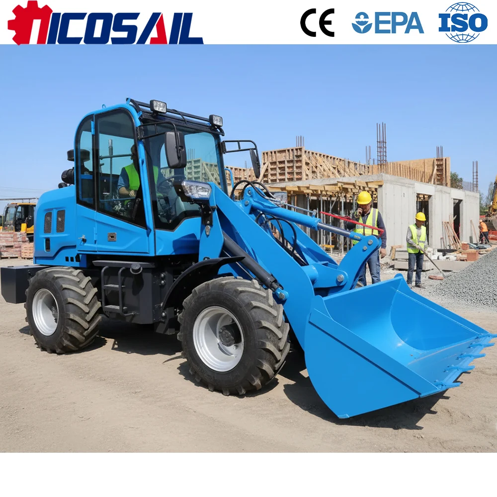 

Nicosail ZL910 Compact Loader CE Certified Euro 5 Design Easy Operation for Agricultural Landscaping Work