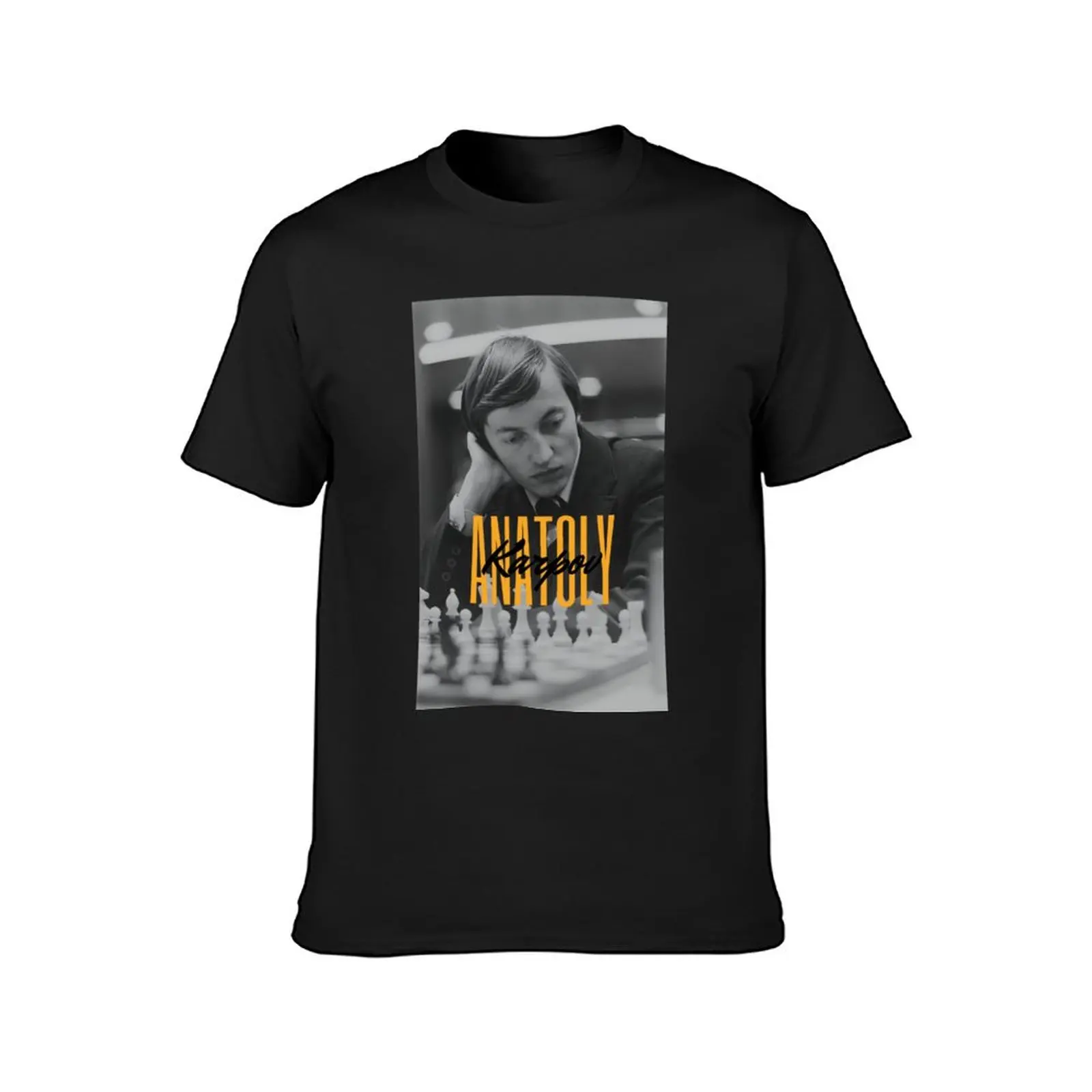 Anatoly Karpov T-Shirt tops customs design your own quick drying Short sleeve tee men workout shirt