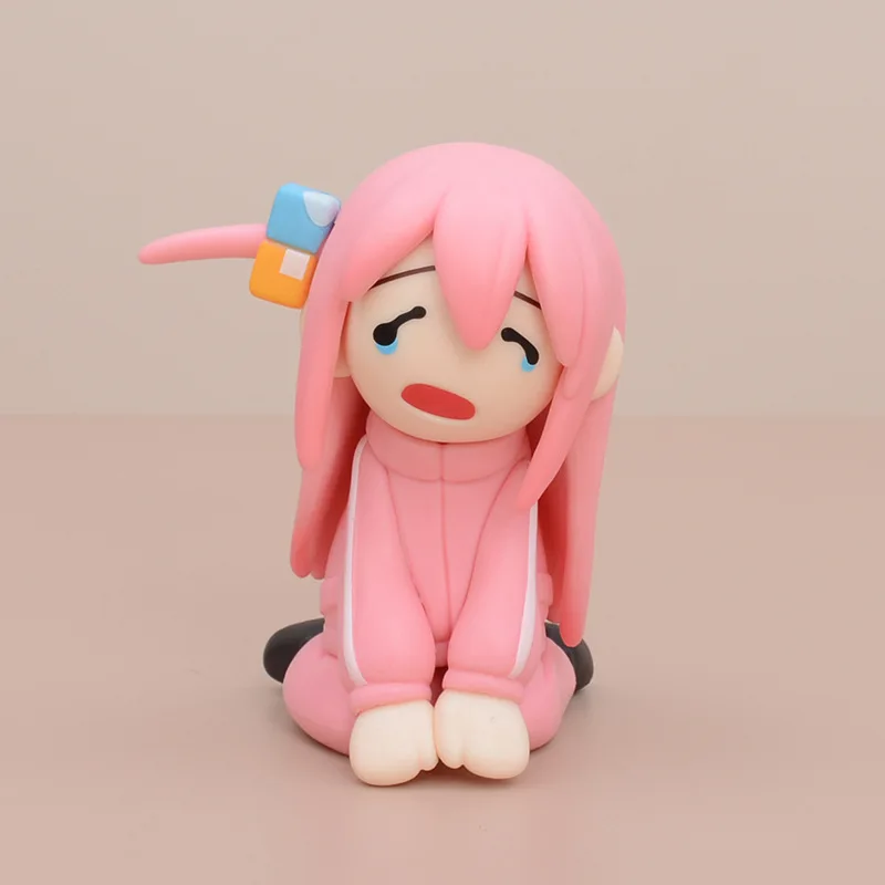 أنيمي بوتشي ذا روك! Gotoh Hitori q-version kawaii وضعية الجلوس عمل الشكل البلاستيكية نموذج اللعب دمية مكتب ديكور الهدايا #1