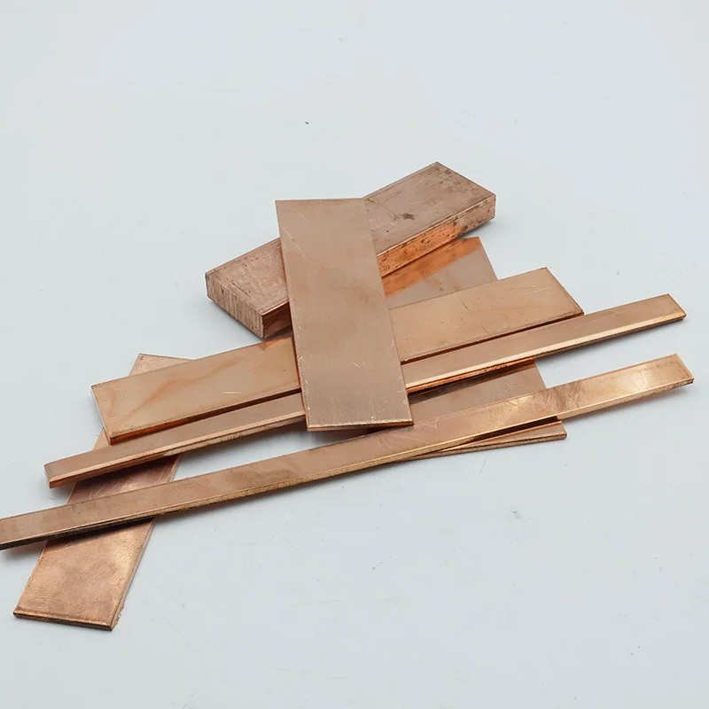 Pure Copper Flat Plate Sheet Copper Bar Thickness 1mm to 25mm