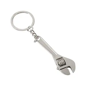 Mini Wrench Creative Simulation Key Keychain, Solid Metal Tool, Keychain, Adjustable Pocket Tool, Convenient Gift 6 main sales key t - №1