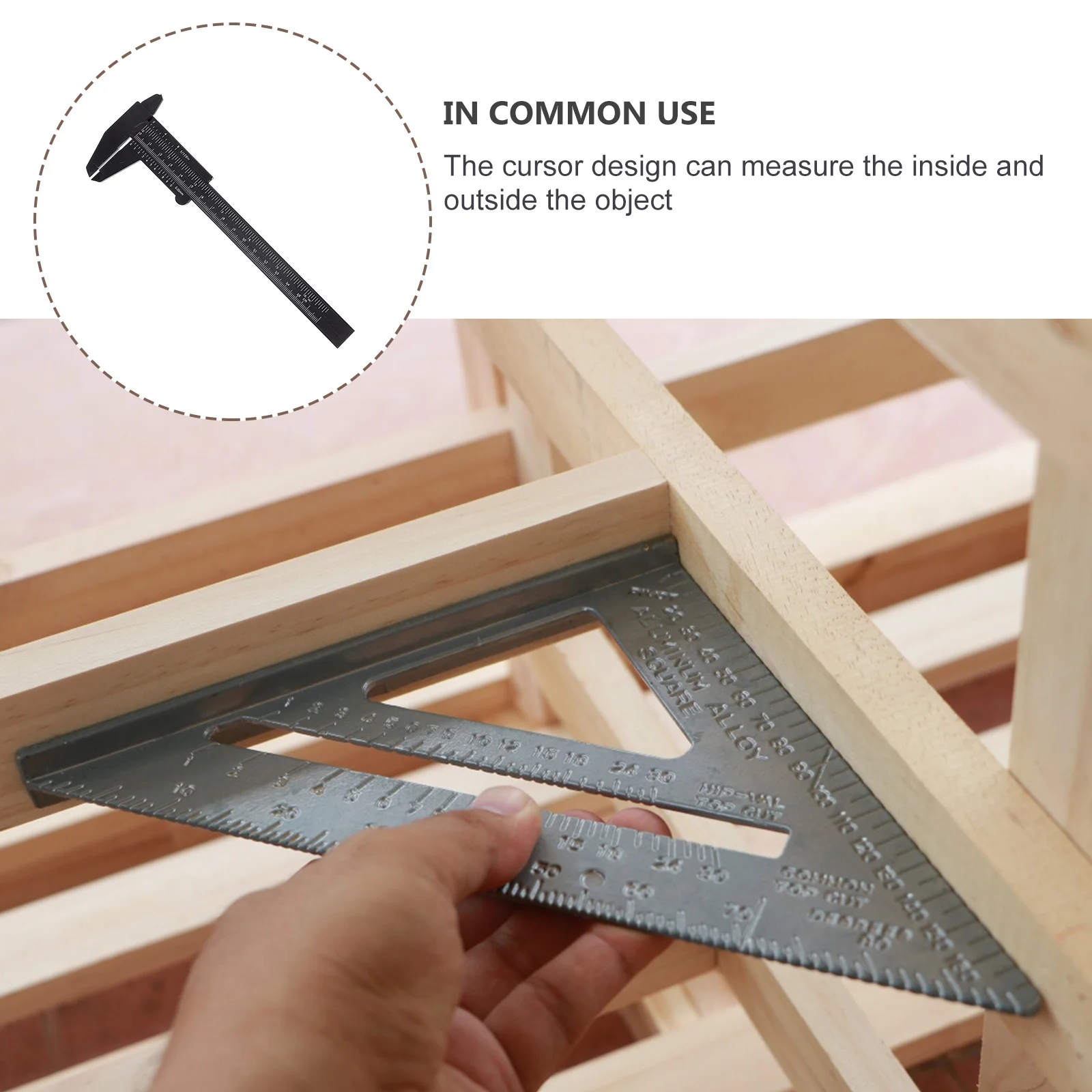 

5pcs Sliding Vernier Caliper Mini Pocket Ruler For Inner Diameter Measurement Double Scale Measuring Tool In Mm Inches Handy