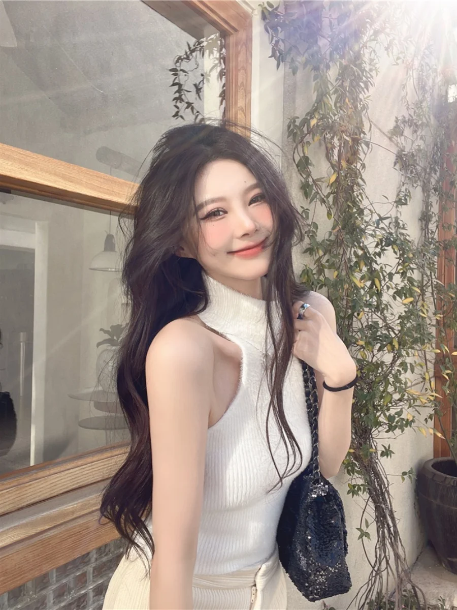 Pullover, Pullover, Pullover, Damen, Damen, Rayon, Farbblock, halb tailliert, für den Abend, geheimnisvoll, Gothic, Fantasie, ätherisch, ästhetisch, Sport