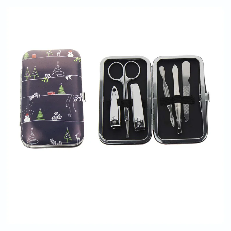 6 IN 1 5 Different Kinds Manicura Manucure High Quality Manicure Set Gift Include Nail Scissor Nail Clipper