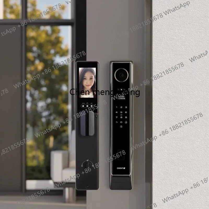 Modern Style Intelligent WiFi Connected Stainless Steel Door Lock Waterproof Exterior Smart Lock with Cloud Data Storage Options