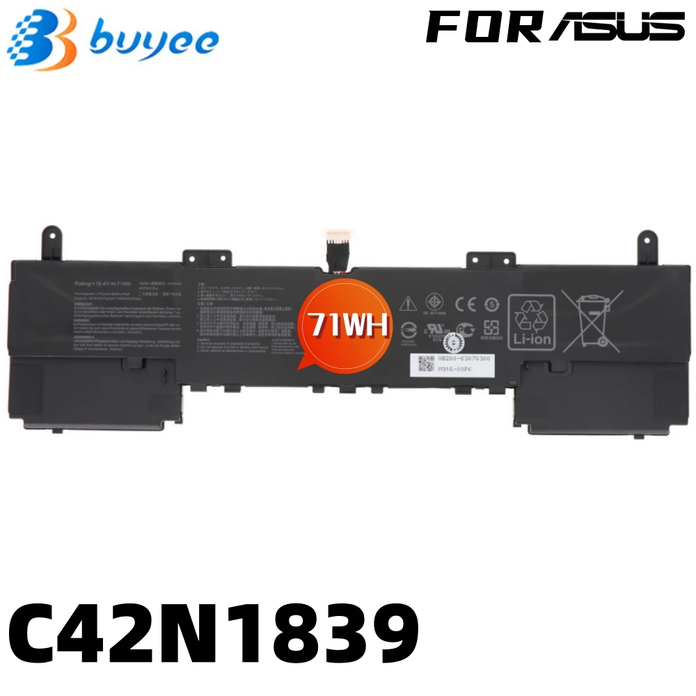 Imagem -05 - Bateria do Portátil para Asus Zenbook Flip 15 Q546 Ux562 Q537 Q547 Ux534fa Ux563fd Ux533fd Série Ux534ftc Novo C42n1839