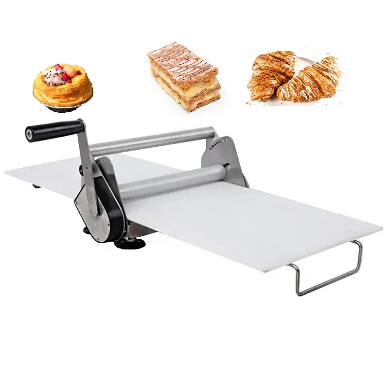 Bakkerijapparatuur Deeg Sheeter Machine Handmatige Deegpers Sheeter Croissant Making Machine