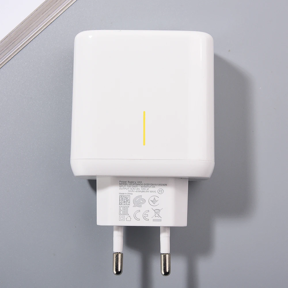 Realme 65W SuperDart Charger Fast Super VOOC Power Adapter USB Type C Cable For Realme 10 11 12 9i X50 X7 Pro GT NEO 2 3 2T GT2 - náhled 3