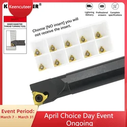 SNR0008K11 SNR0010K11 SNR0012M11 CNC Internal Thread Turning Tool rod 11IR Threaded Inserts Lathe SNR Holder