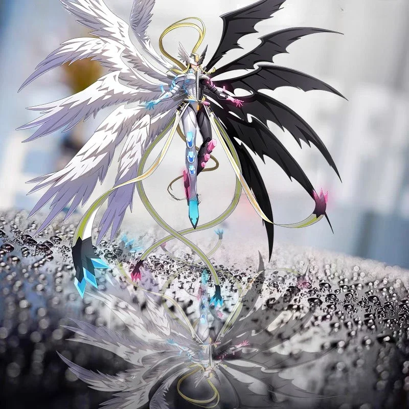 

Digimon Adventure Anime Cartoon Fashion Cute Surrounding Angelon Computer Reflective Car Sticker Body Rear Glass Decoration