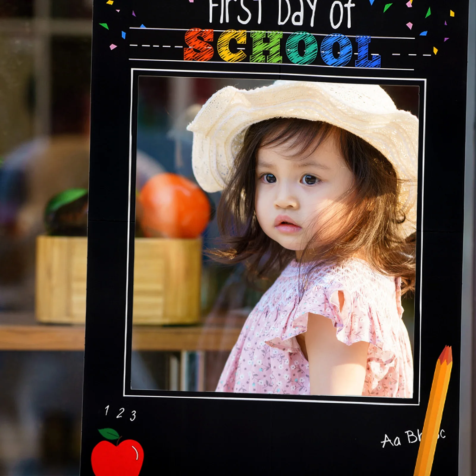 

First Day of School Photo Booth Props Colorful Frame Classroom Decor Party Favors Back to School Photo Booth Picture Frame