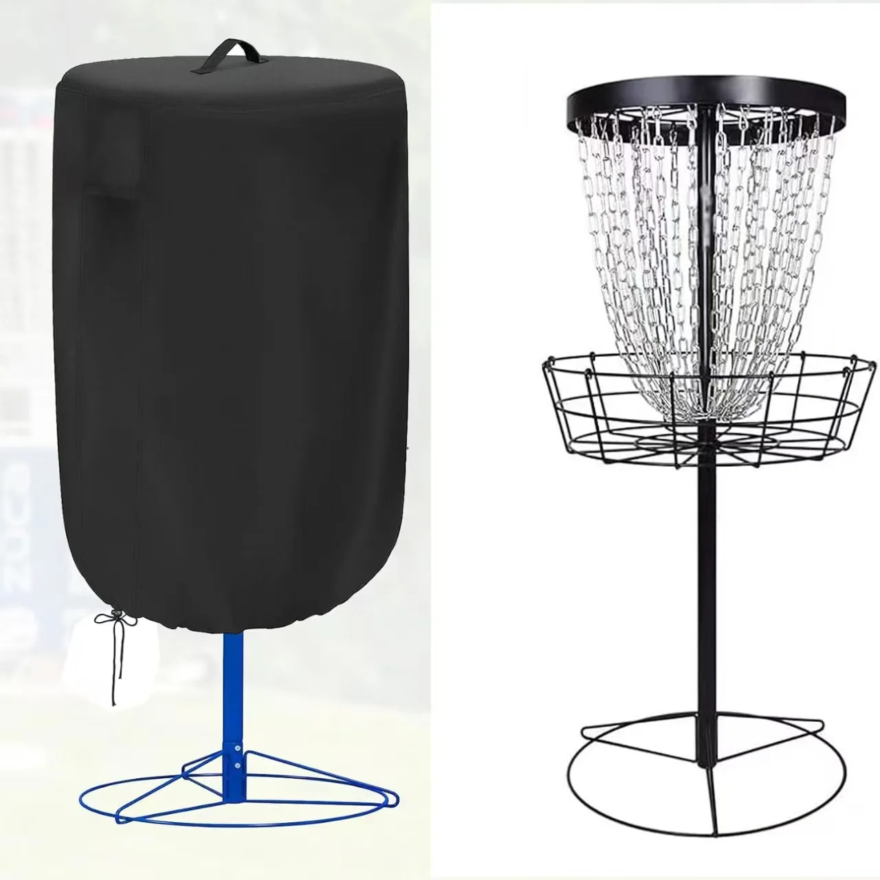 

Golf basket dust cover, waterproof and UV-resistant, with a drawstring at the bottom for convenient use