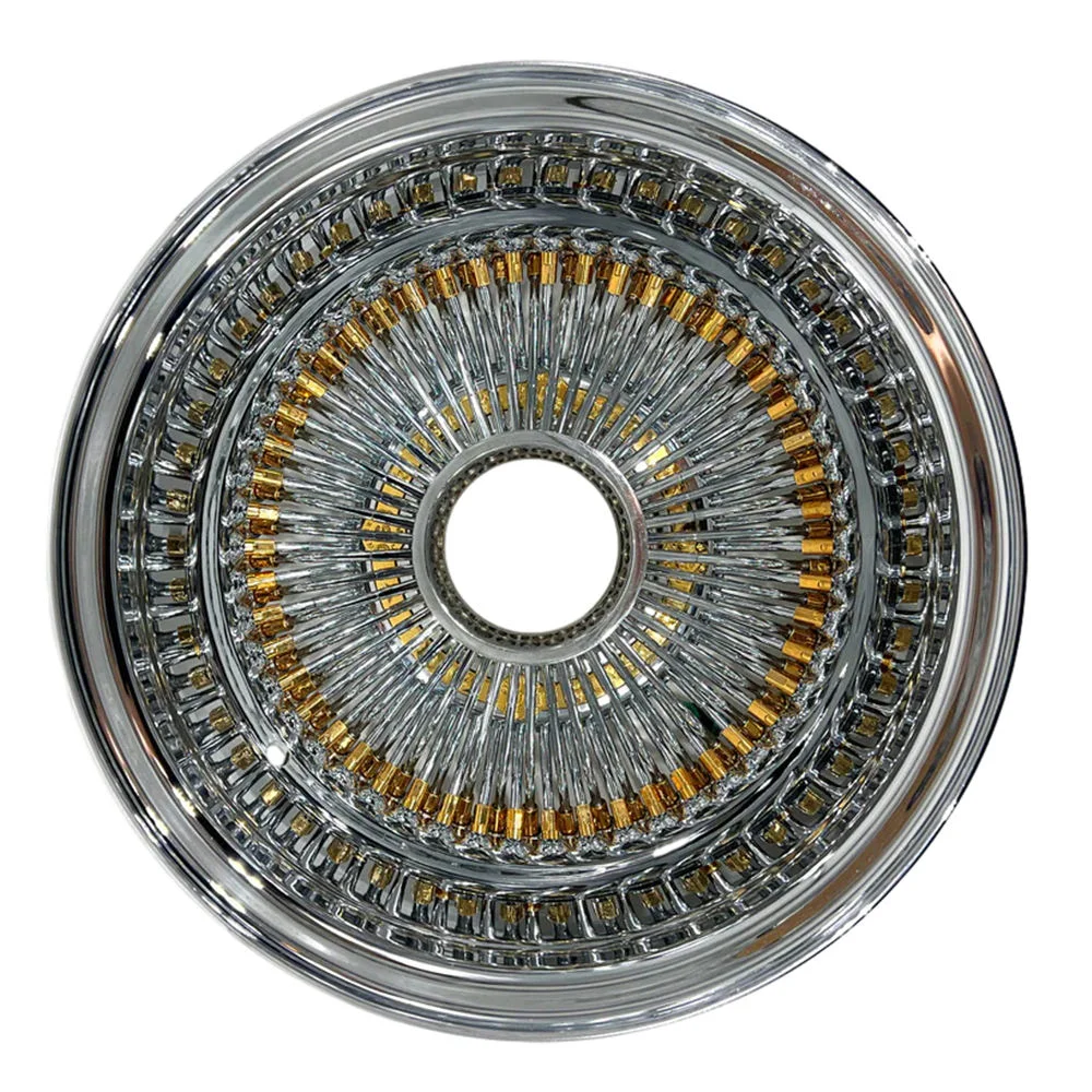 

Chrome Spoke Wire Wheel Lowrider 13x7 13x5.5 Wire Rims 13 14 15 16 17 18 Inch 14x6 14x7 72 100 Spoke Standard Reverse Chrome Rim