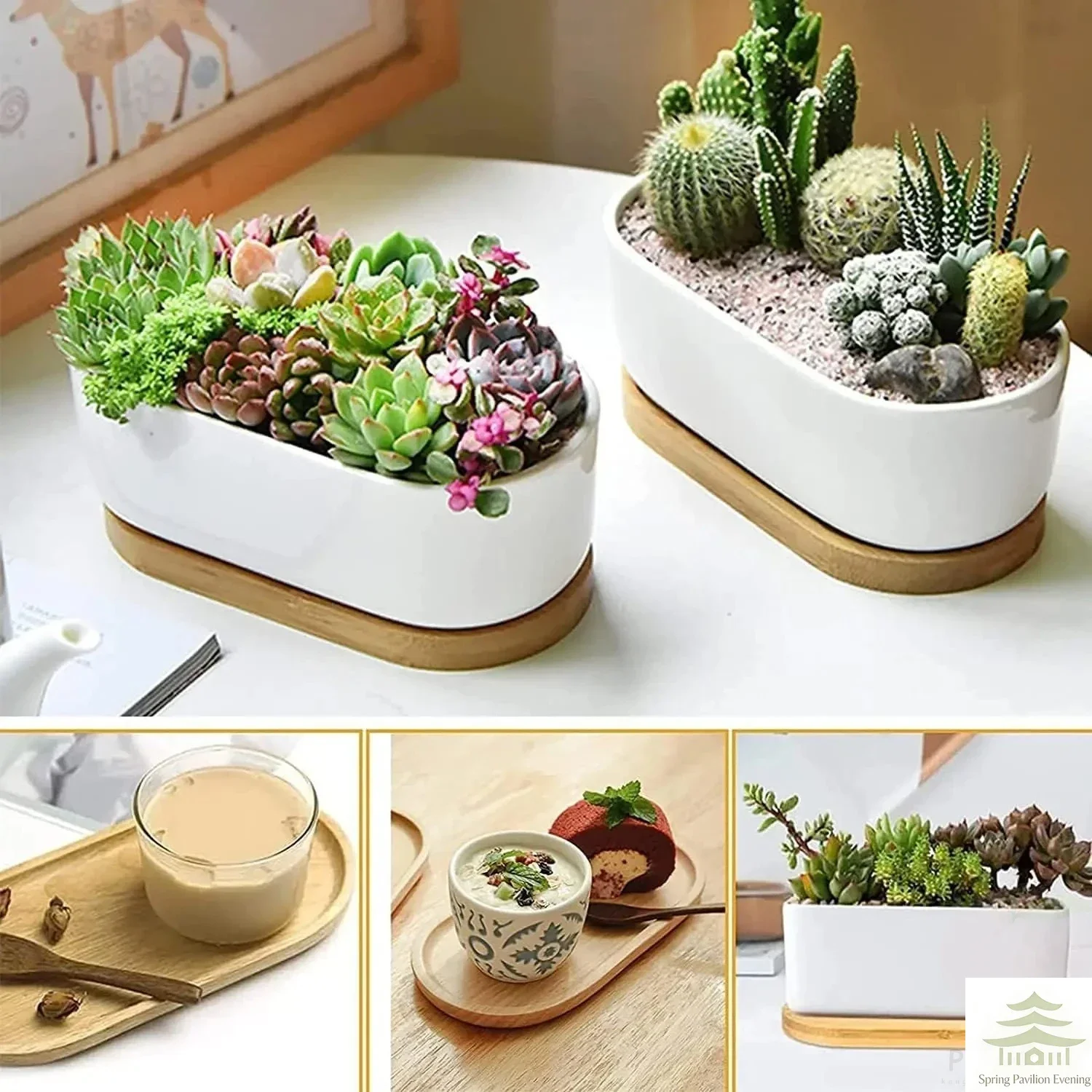 1Pc Japanese Tableware Wooden Plate Beech Oval Tray Mini Solid Wood Small Plate Children's Whole Wooden Plate Wooden Plate