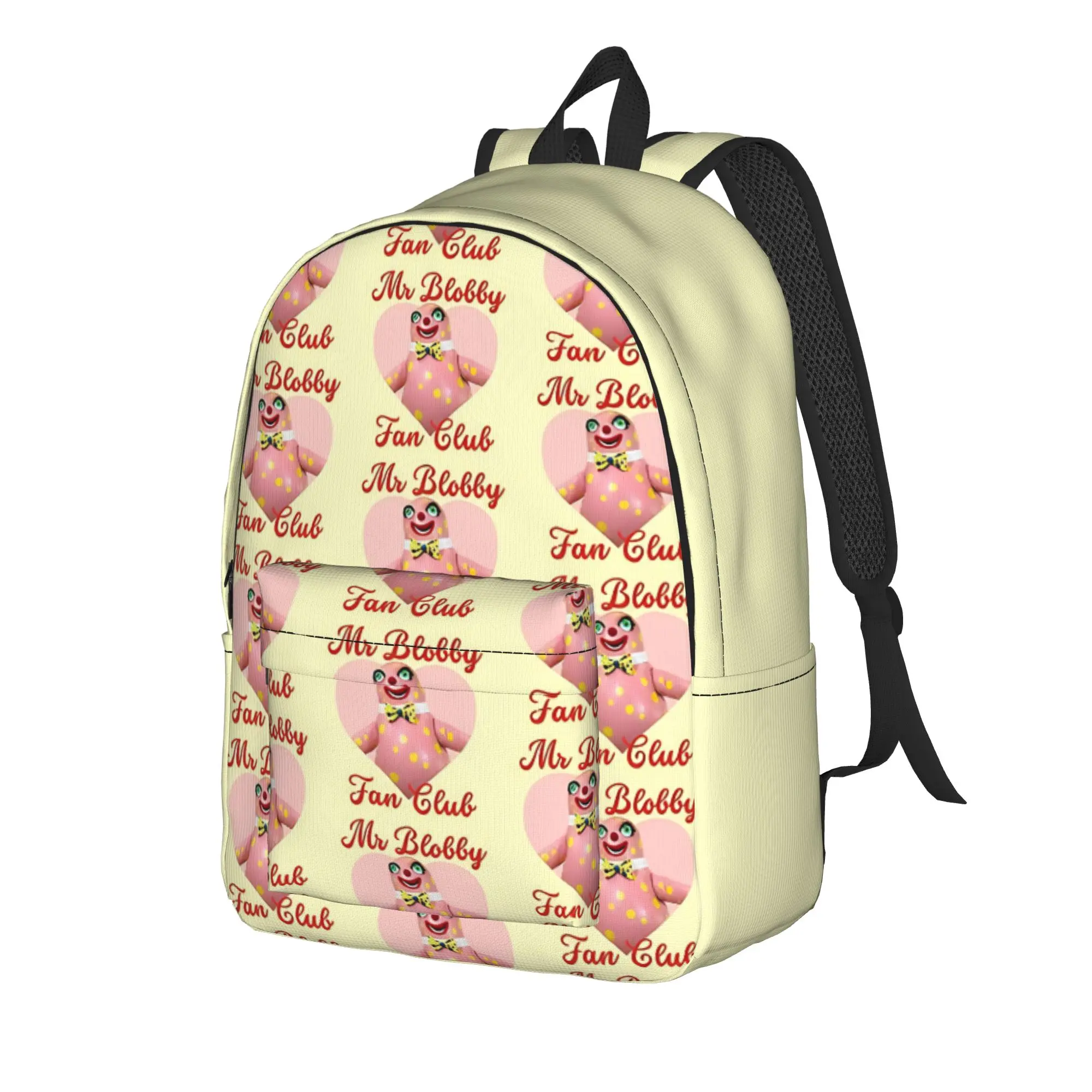 Back to school season rounded Backpack Mr Blobby Male Lady Good Quality Backpack