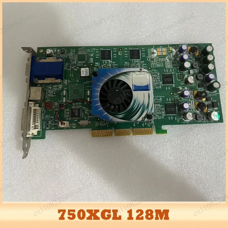 AGP graphics card 750XGL compatible with Quadro4 750 XGL 128M