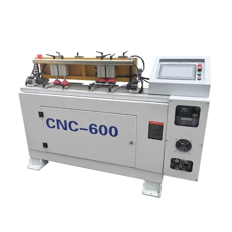 New CNC-600 650 Cnc Dovetail Joint Machine Manufacturer Horizontal Woodworking Double Ends Horizontal Wood Mortising Machine