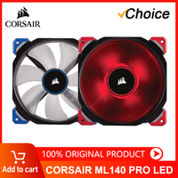 Corsair ML140 Pro LED, Blue/Red, 140mm Premium Magnetic Levitation Cooling Fan