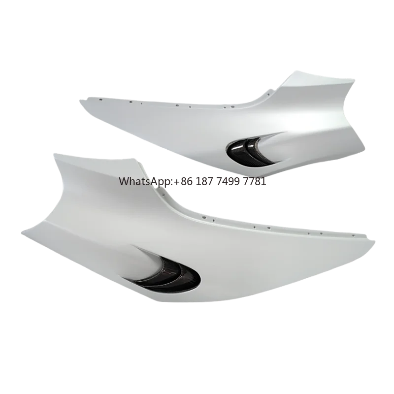 

For . 720S to 765LT with Exposed Carbon Front Fender and Mudguard Body Kit Carbon Fiber Parts