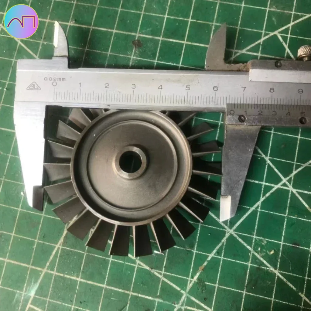 

In Stock KJ66 Turbine Wheel 66MM/Compressor for DIY RC Mini Turbo Jet Engine Spare Parts